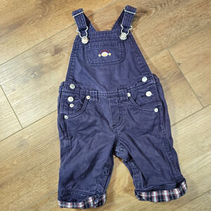 Gymboree Football Overalls Baby 3-6 Months Blue Bibs Y2K Infant Outfit